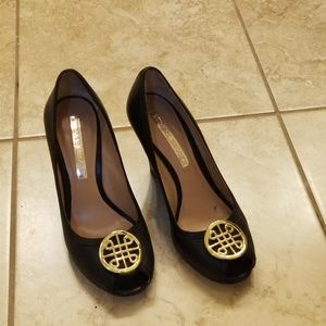 Black Audrey Brookes Wedges